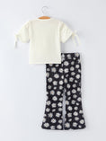 Load image into Gallery viewer, Girls' Spring Daisy Set Ruched Tie Sleeve