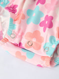 Load image into Gallery viewer, Colorful Floral Ruffle Baby Girls Romper