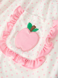 Load image into Gallery viewer, Back To School Girls' Apple Applique Set with Pockets