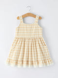 Load image into Gallery viewer, Plaid Girl Dress With Pocket