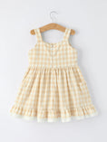 Load image into Gallery viewer, Plaid Girl Dress With Pocket