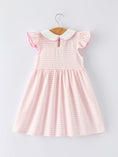 Load image into Gallery viewer, Strawberry Girl Dress Ruffle Peter Pan Collar
