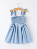 Load image into Gallery viewer, Summer Strawberry Smocked Applique Girl Dress