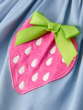 Load image into Gallery viewer, Summer Strawberry Smocked Applique Girl Dress