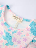 Load image into Gallery viewer, Ocean Animal Sea Turtle Girl Ruffle Dress