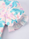Load image into Gallery viewer, Ocean Animal Sea Turtle Girl Ruffle Dress