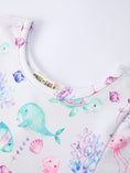 Load image into Gallery viewer, Summer Sea Life Print Girl Dress