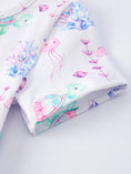 Load image into Gallery viewer, Summer Sea Life Print Girl Dress