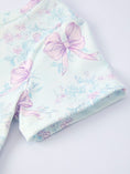 Load image into Gallery viewer, Summer Floral Bow Print Girl Dress
