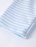 Load image into Gallery viewer, 4th of July Stripe Blue Boys Romper