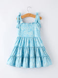 Load image into Gallery viewer, Spring Ocean Girls Strap Dress