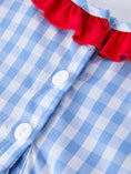 Load image into Gallery viewer, 4th of July Plaid Girls Smocked Toddler Girl Dress