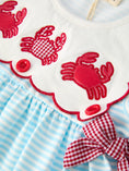 Load image into Gallery viewer, Crab Applique Girl's Dress