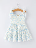 Load image into Gallery viewer, Spring Floral Girls Strap Dress