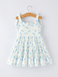 Load image into Gallery viewer, Spring Floral Girls Strap Dress