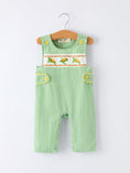 Load image into Gallery viewer, Spring Turtle Smocked Baby Boy Romper