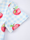 Load image into Gallery viewer, Back to School Apple Plaid Girls Dress Short Sleeve