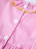 Load image into Gallery viewer, Back To School Plaid Girls Dress Smocked Puff Sleeve Bow