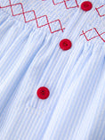 Load image into Gallery viewer, Girls Back To School Apple Twirl Dress Smocked