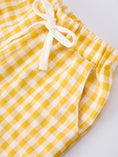 Load image into Gallery viewer, Back to School Crayon Smocked Boys Plaid Shorts Set