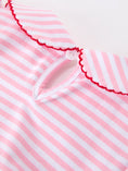 Load image into Gallery viewer, Girls Back To School Apple Applique Twirl Dress Ruffle Petal Collar