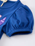 Load image into Gallery viewer, Girls Back To School Crayon Twirl Dress Ruffle Applique