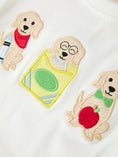 Load image into Gallery viewer, Boys Back To School Dog Plaid Short Set Applique