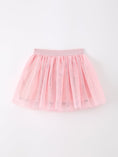 Load image into Gallery viewer, Back To School Pencil Bow Girls Skirt Tulle Applique Skirt