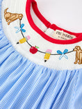 Load image into Gallery viewer, Back To School Apple Pencil Embroidery Dress