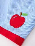 Load image into Gallery viewer, Back To School Apple Pencil Embroidery Boy Top Shorts Set