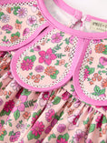 Load image into Gallery viewer, Pink Floral Bow Petals Collar Girls Dress