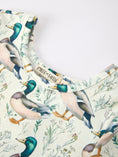 Load image into Gallery viewer, Girls Duck Print Dress Long Sleeve Twirl Dress