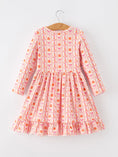 Load image into Gallery viewer, Halloween Thanksgiving Pumpkin Bow Pocket Girls Dress