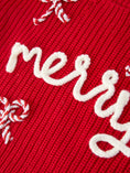 Load image into Gallery viewer, Mom and Me Winter Christmas Red "merry" Pullover Sweater