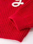 Load image into Gallery viewer, Mom and Me Winter Christmas Red "merry" Pullover Sweater