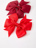 Load image into Gallery viewer, Girls Bow Hair Clip Set