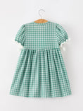 Load image into Gallery viewer, Western Plaid Horse Embroidered Girl Dress