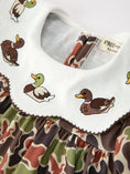Load image into Gallery viewer, Duck Camo Embroidered Duck Girl Dress Short Sleeves