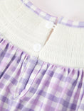 Load image into Gallery viewer, Halloween Ghost Plaid Bow Scallop Girls Dress