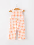 Load image into Gallery viewer, Halloween Pumpkin Plaid Boys JonJon