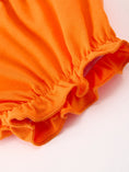 Load image into Gallery viewer, Halloween Pumpkin Plaid Girls Bloomer Set