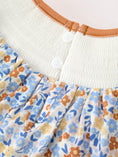 Load image into Gallery viewer, Fall Floral Smocked Girls Dress