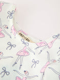 Load image into Gallery viewer, Fall Ballet Bow Girls Long Sleeve Twirl Dress