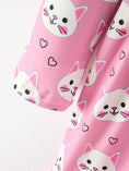 Load image into Gallery viewer, Fall Cat Print Girls Ruffle Hem Twirl Dress