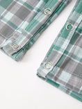 Load image into Gallery viewer, Plaid Moose Smocked Baby Boy JonJon