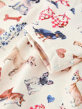 Load image into Gallery viewer, Fall Dog Print Girls Long Sleeve Twirl Dress