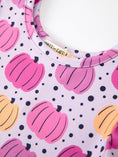 Load image into Gallery viewer, Halloween Pumpkin Print Girls Long Sleeve Twirl Dress
