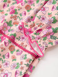 Load image into Gallery viewer, Hot Pink Floral Petals Collar Girl Dress