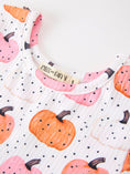 Load image into Gallery viewer, Fall Pumpkin Print Girls Twirl Dress Long Sleeve