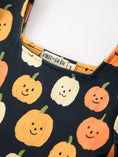 Load image into Gallery viewer, Halloween Pumpkin Print Square Neck Girls Dress